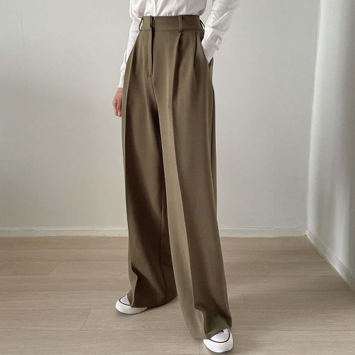 Pantalon tailleur taille haute à poches - SHEIN - Modalova