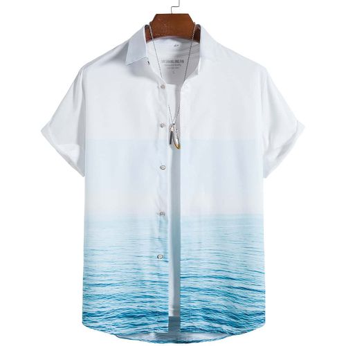 Chemise à imprimé surface de la mer (sans t-shirt) - SHEIN - Modalova