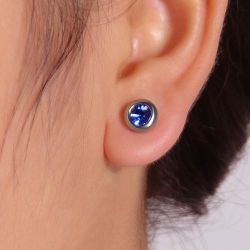 Boucles d'oreilles à strass magnétique - SHEIN - Modalova