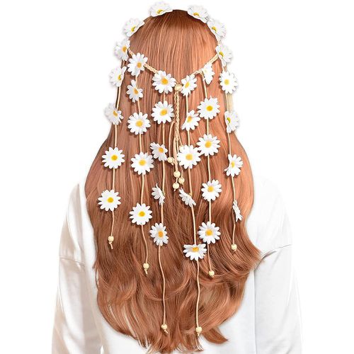 Bandeau pour cheveux fleur à franges - SHEIN - Modalova