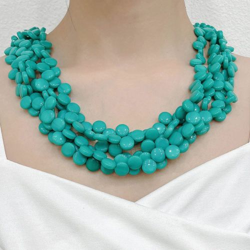 Collier à perles minimaliste multicouche - SHEIN - Modalova