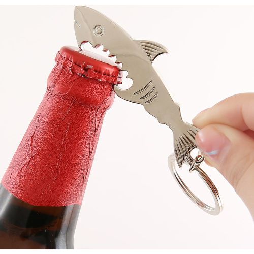Porte-clés à breloque d'ouvre-bouteille design requin - SHEIN - Modalova