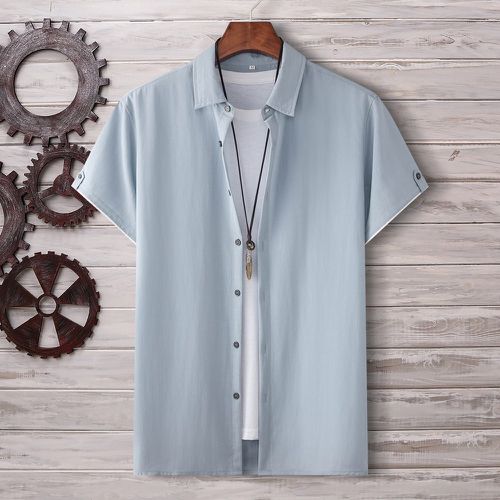 Chemise à bordure contrastante (sans t-shirt) - SHEIN - Modalova