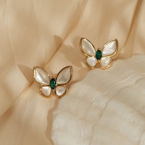 Clous d'oreilles design papillon - SHEIN - Modalova