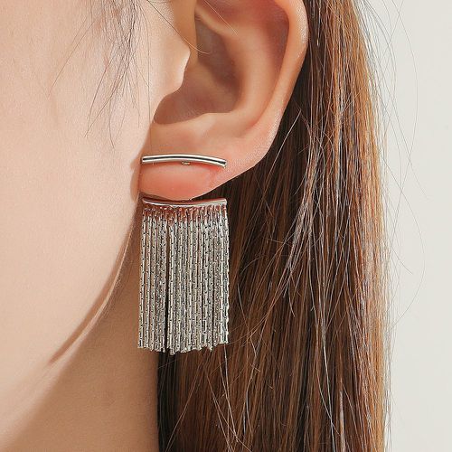 Boucle d'oreille à franges en métal - SHEIN - Modalova