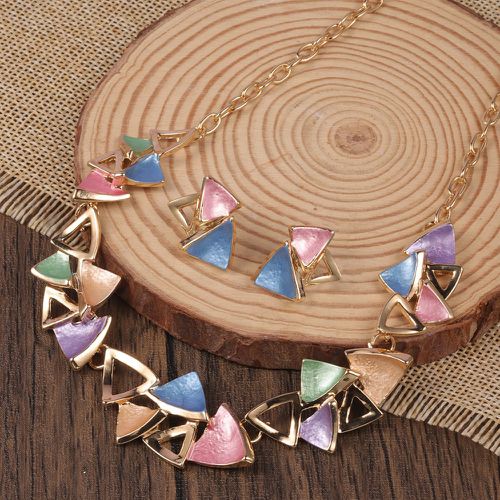 Pièces Set de bijoux triangulaire - SHEIN - Modalova