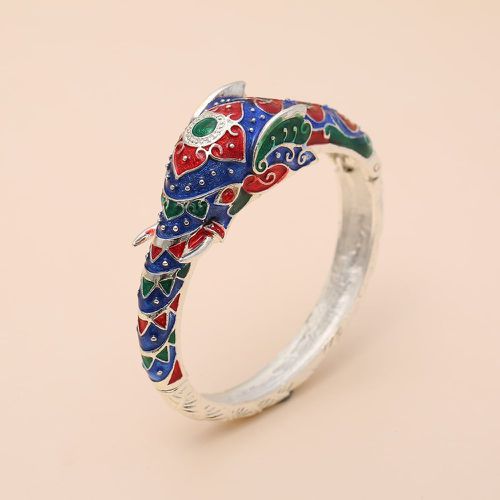 Bracelet à blocs de couleurs design éléphant - SHEIN - Modalova