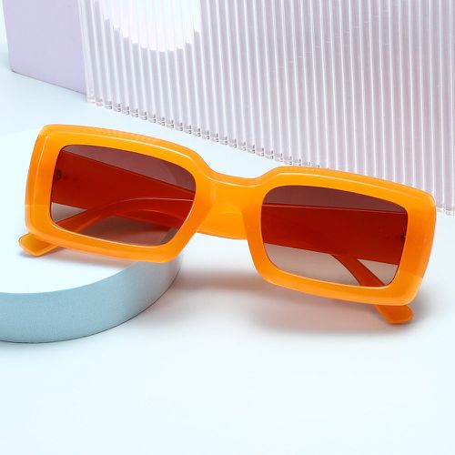 Lunettes de soleil à monture carrée à verres teintés - SHEIN - Modalova