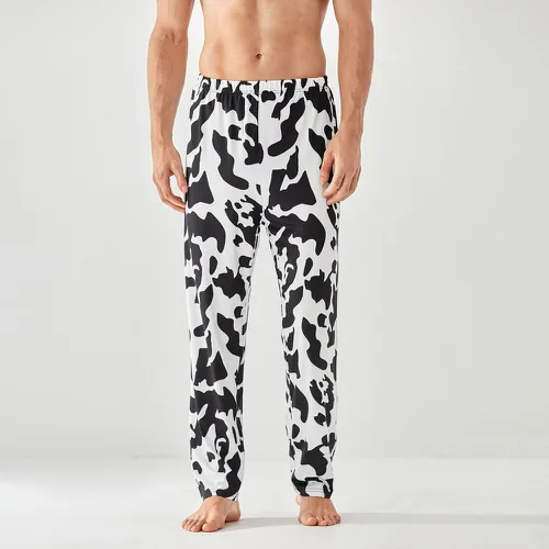 Pantalon de pyjama à imprimé - SHEIN - Modalova