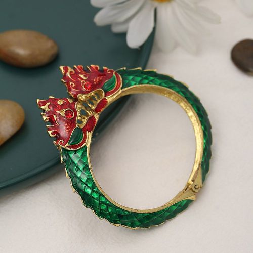 Bracelet avec strass dragon chinois design - SHEIN - Modalova