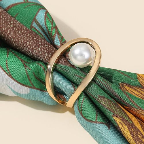 Anneau de foulard à fausse perle - SHEIN - Modalova