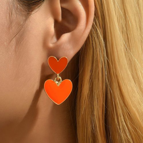 Pendants d'oreilles cœur - SHEIN - Modalova