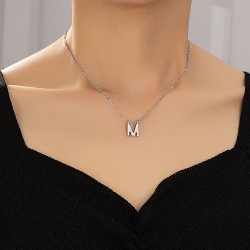 Collier à pendentif lettre - SHEIN - Modalova