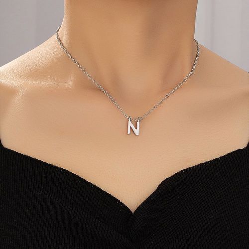 Collier à pendentif lettre - SHEIN - Modalova