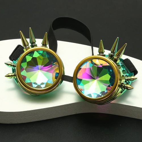 Lunettes de mode holographique à rivets - SHEIN - Modalova