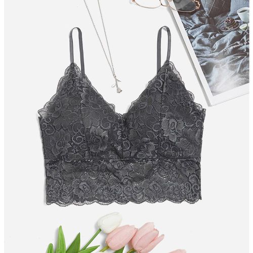 Bralette en dentelle pointe d'aile - SHEIN - Modalova