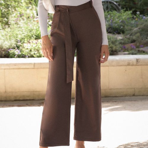 Pantalon ample taille asymétrique - SHEIN - Modalova