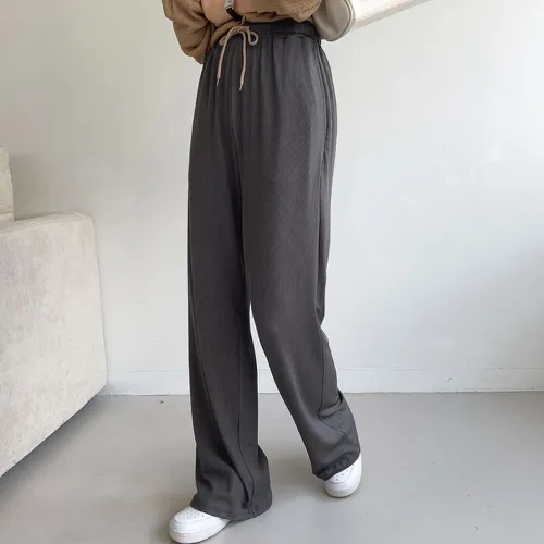 Pantalon ample à cordon - SHEIN - Modalova