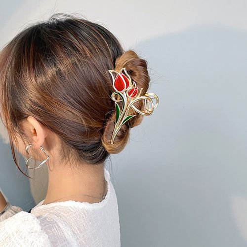 Griffe à cheveux tulipe design - SHEIN - Modalova