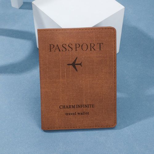 Étui à passeport avion & à lettres - SHEIN - Modalova