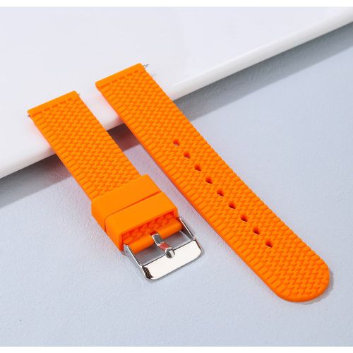 Pièce Bracelet de montre en silicone unicolore - SHEIN - Modalova