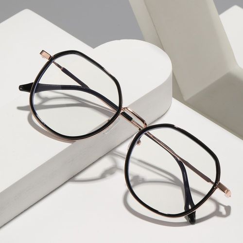 Lunettes de vue anti-lumière bleue à montures géométriques - SHEIN - Modalova