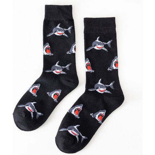 Chaussettes à motif requin - SHEIN - Modalova