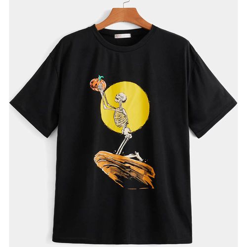 T-shirt squelette & citrouille - SHEIN - Modalova