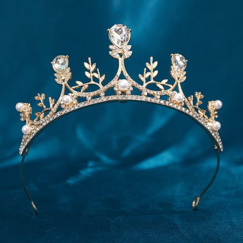Bandeau fausse perle & avec strass design couronne de mariée - SHEIN - Modalova