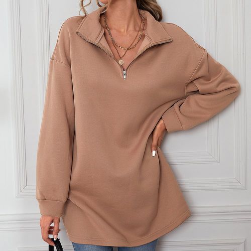 Sweat-shirt zippé - SHEIN - Modalova