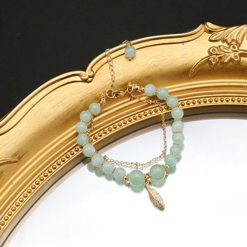 Bracelet multicouche perle de culture perlé - SHEIN - Modalova