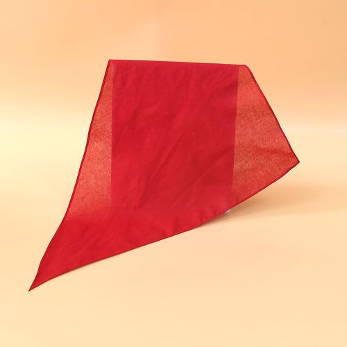 Foulard triangulaire unicolore - SHEIN - Modalova