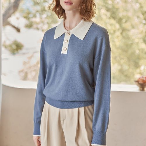 Pull col polo - SHEIN - Modalova