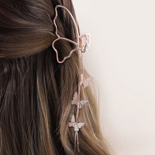 Griffe à cheveux chaîne à franges design papillon - SHEIN - Modalova