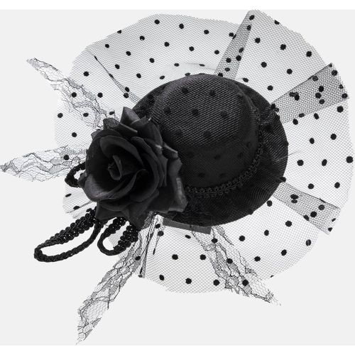 Fleur & à détail chapeau Costume Épingle à cheveux - SHEIN - Modalova