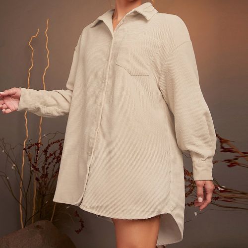 Robe chemise avec poche - SHEIN - Modalova