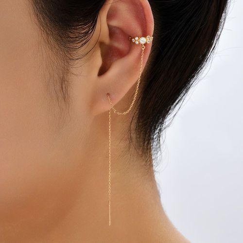 Boucles d'oreilles avec zircone cubique - SHEIN - Modalova