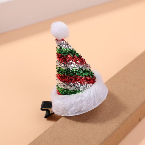 Pince à cheveux alligator chapeau de Noël - SHEIN - Modalova