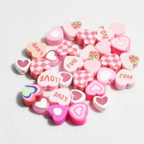 Pièce DIY perle design cœur à lettre - SHEIN - Modalova
