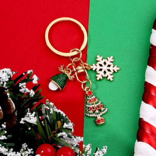Porte-clés Noël flocon de neige & à breloque arbre - SHEIN - Modalova