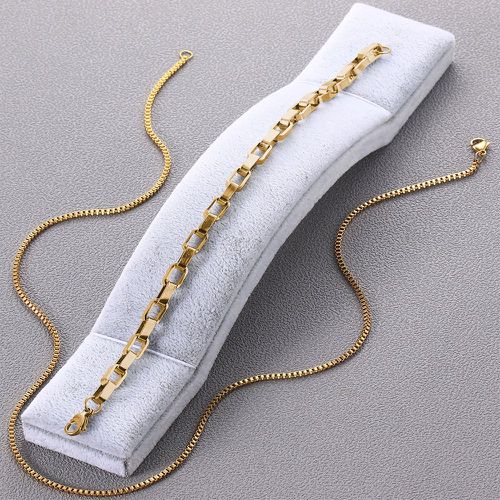 Collier minimaliste & bracelet - SHEIN - Modalova