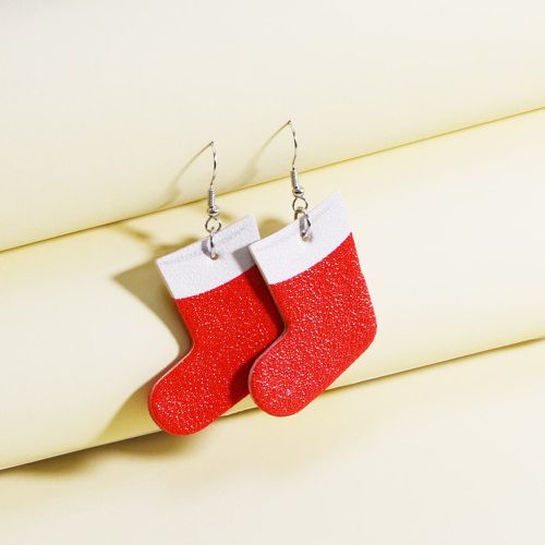 Pendants d'oreilles chaussette de Noël - SHEIN - Modalova