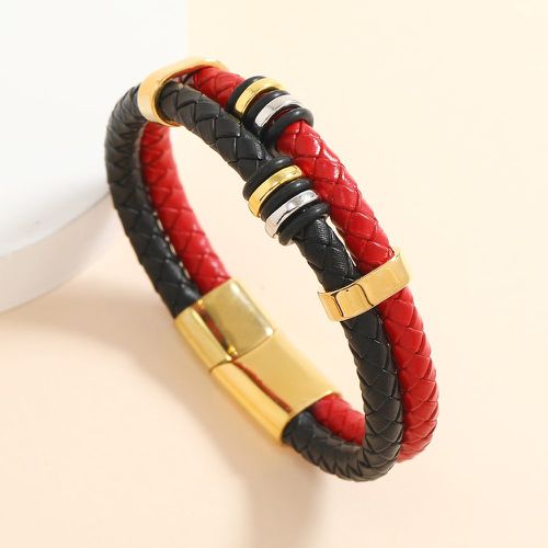 Bracelet à blocs de couleurs à perles - SHEIN - Modalova