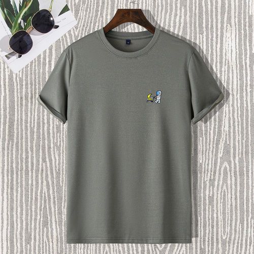 T-shirt à imprimé astronaute - SHEIN - Modalova