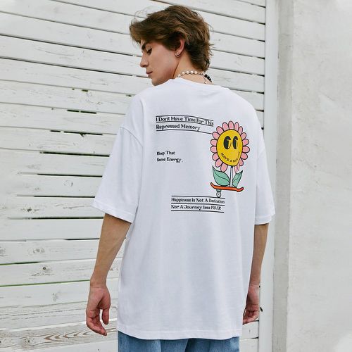 T-shirt avec imprimé cartoon - SHEIN - Modalova