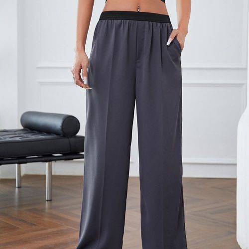Pantalon ample à taille élastique - SHEIN - Modalova