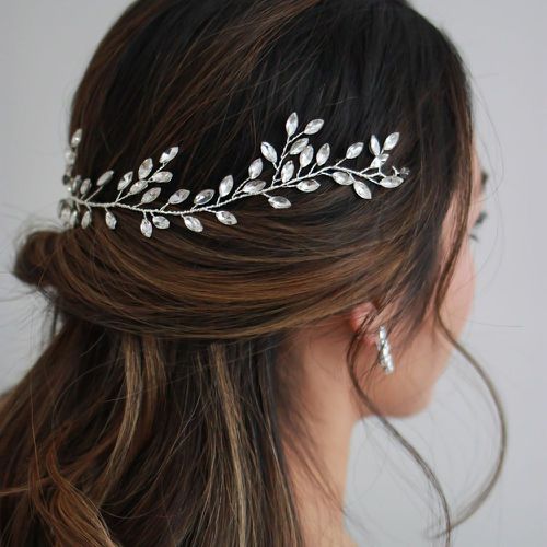 Bandeau pour cheveux avec strass de mariée - SHEIN - Modalova