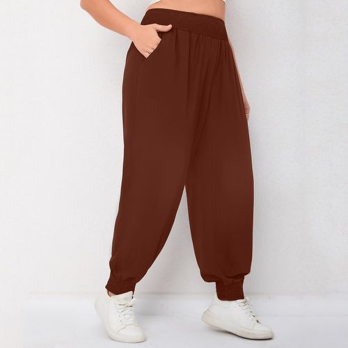 Pantalon taille élastique à poche - SHEIN - Modalova