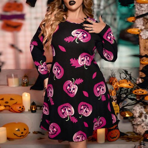 Robe halloween à imprimé citrouille - SHEIN - Modalova