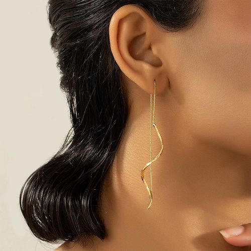 Boucles d'oreilles enfileur spirale design - SHEIN - Modalova